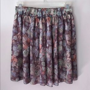 Chiffon floral mini